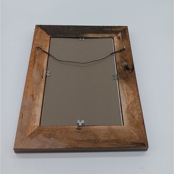 HANDMADE VINTAGE Framed Pressed Flower BUTTERFLY 8 x 10 inches - Picture 4 of 5